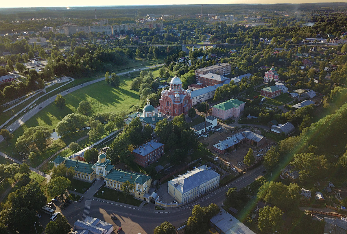 Покровский Хотьков монастырь (квадрокоптер)