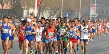 новость 08-04-2019 В Пхеньяне 7 апреля прошел воскресный марафон