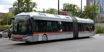 новость 25-04-2019 Первая поездка первого трамбуса состоялась в Бельгии