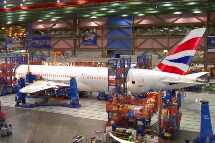 Обнаружены проблемы с производством Boeing 787 Dreamliner
