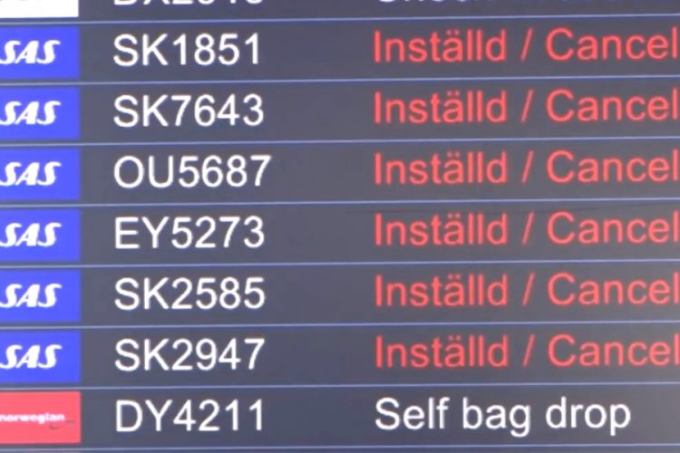 Скандинавские авиалинии увольняют более 1000 сотрудников