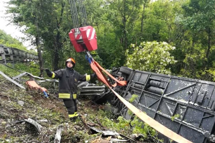 В Италии произошло ДТП с туристами - в автобусе были россияне