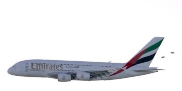 Авиакомпания Emirates покажет чемпионат мира по регби на своих самолетах