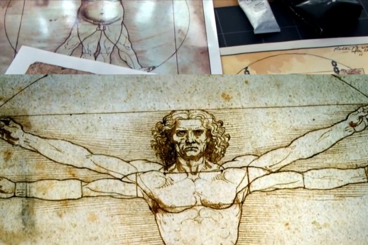 Витрувианский человек может появиться в Лувре