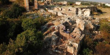 В Турции обнаружили древние бани
