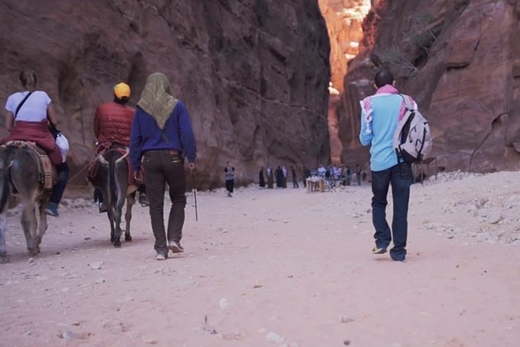 Петра в Иордании отпраздновала прибытие миллионного туриста