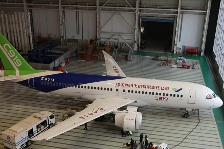 В Китае провели испытания конкурента Boeing