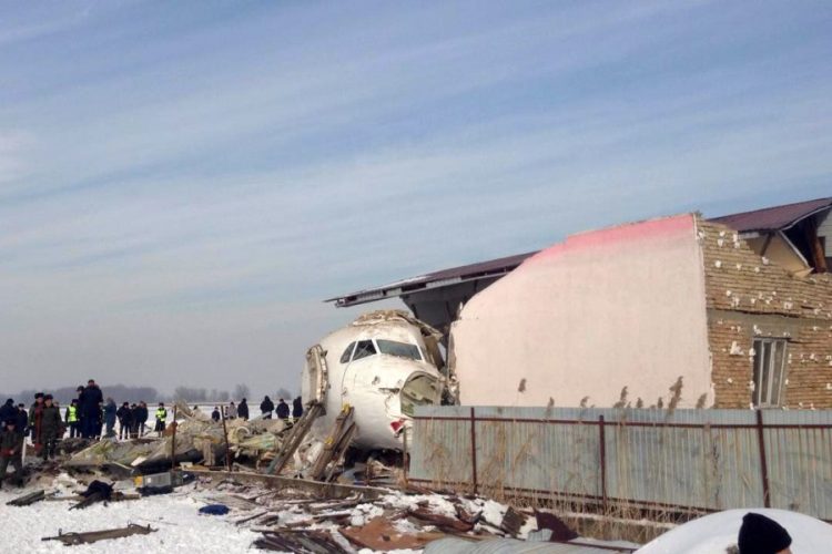 Версии крушения самолета в Казахстане