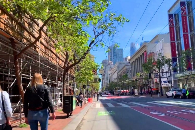 Сан-Франциско делает самую популярную улицу пешеходной
