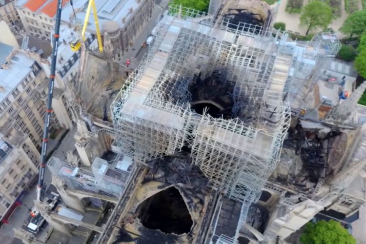 В Париже рассказали, как продвигается реконструкция Нотр-Дама