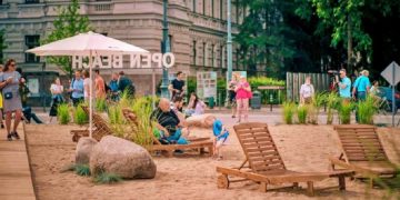 новость 24-06-2020 Песчаный пляж откроется в самом центре Вильнюса