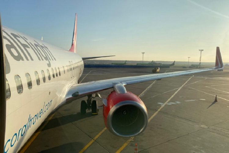 новость 29-10-2020 Первый чартерный авиарейс российского Coral Travel прибыл в Стамбул