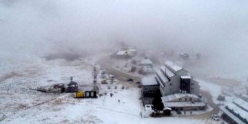 На горнолыжных курортах Турции появился снег
