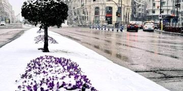 Мадрид превратился в горнолыжный курорт