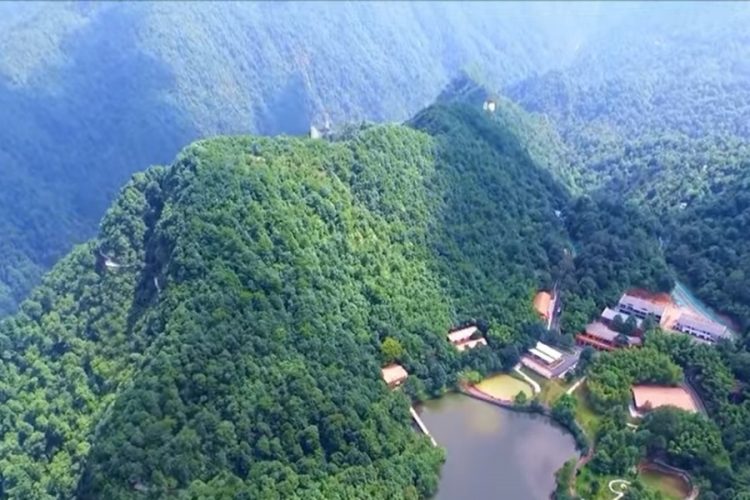 В Китае установлен рекорд - маску надели на гору