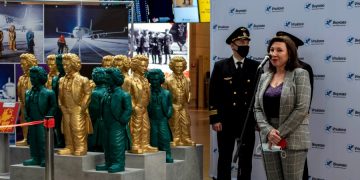 Во Внуково открыли выставку скульптур Бетховена