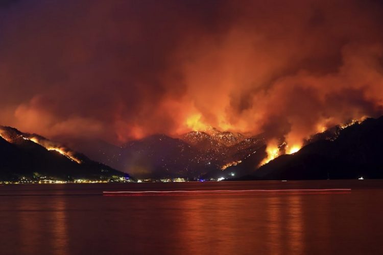 новость 02-08-2021 Президент Турции назвал Муглу и Анталию «зонами бедствия»