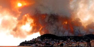 Ситуация с пожарами в Греции по состоянию на 10 августа