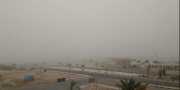 новость 06-06-2023 Песчаная буря и жара накрыли Хургаду