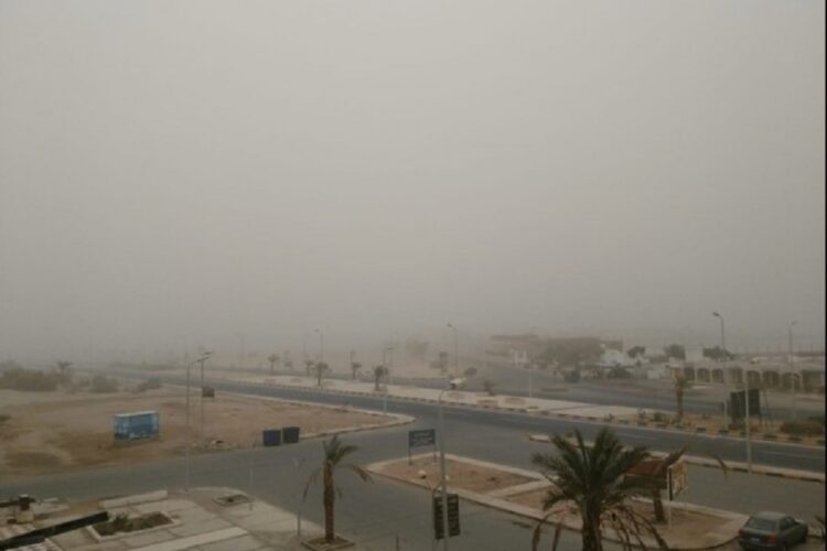 новость 06-06-2023 Песчаная буря и жара накрыли Хургаду