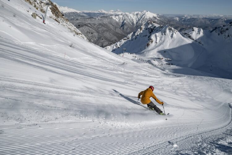новость 29-11-2024 В настоящий момент курорт Красная поляна загружен на 85%