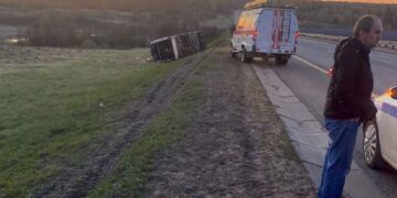 новость 30-04-2025 Во Владимирской области перевернулся туристический автобус