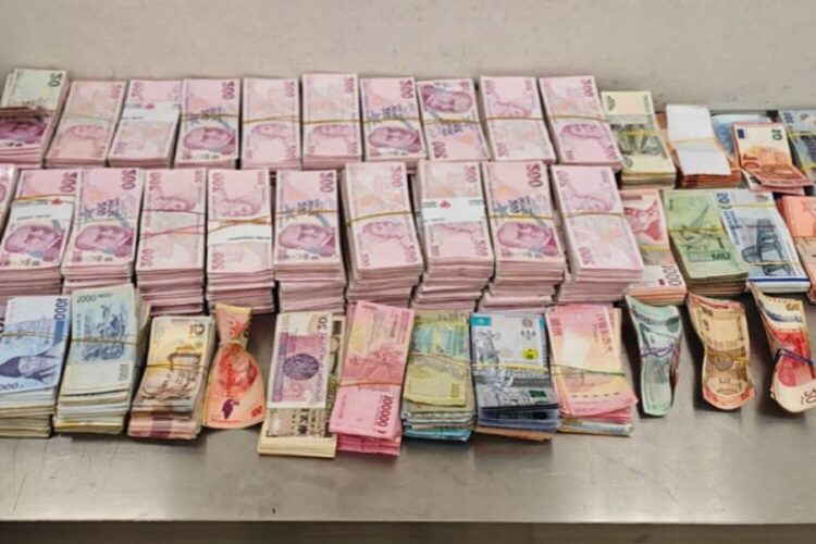 новость 31-10-2025 В московском аэропорту Шереметьево у пассажира изъяли чемодан иностранной валюты