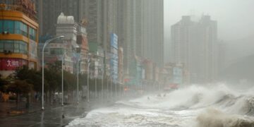 новость 06-10-2025 На остров Хайнань обрушился мощный тайфун