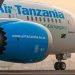 Самолёт Air Tanzania в ливрее национального перевозчика — авиакомпания заявила рейсы из Москвы в Занзибар и Дар-эс-Салам с 28 мая