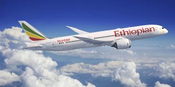 Самолёт Ethiopian Airlines — с июля новые рейсы из Домодедово на Маврикий, в Мозамбик и Оман