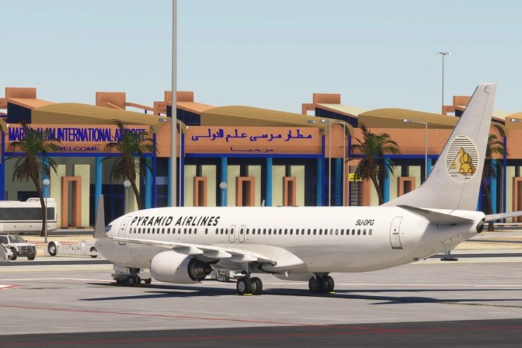 Самолёт Pyramids Airlines — египетский перевозчик запустил чартерную программу в Тунис