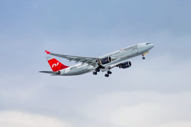 Самолёт Nordwind Airlines в небе — запущены прямые рейсы из трёх городов России