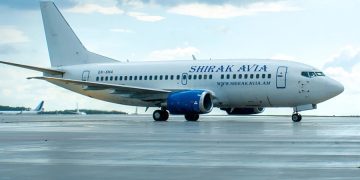 Самолёт Shirak Avia, который с ноября начнёт выполнять рейсы из Еревана на Мальдивы с дозаправкой в Омане