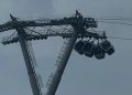 Столкнувшиеся кабинки канатной дороги Нижний Новгород — Бор, эвакуация пассажиров