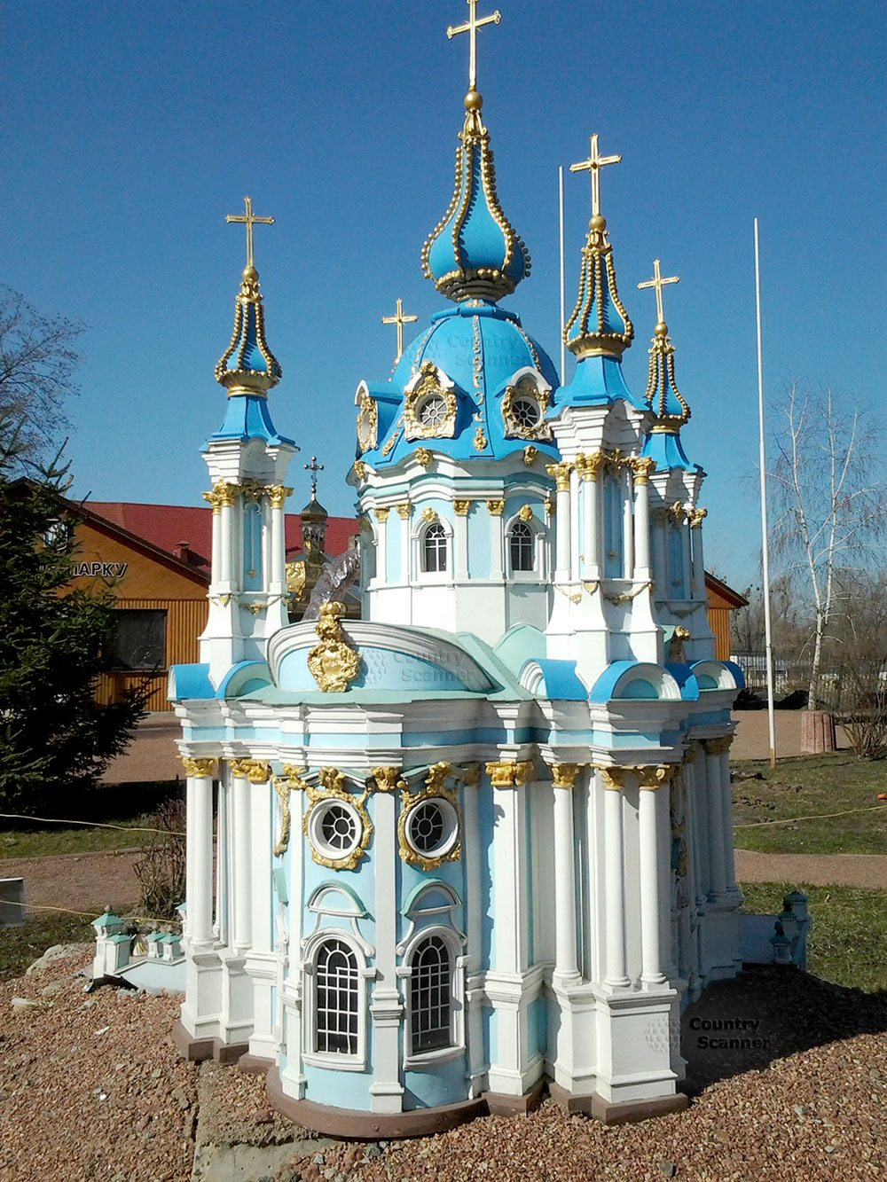 Киев в миниатюре. Андреевская церковь.
